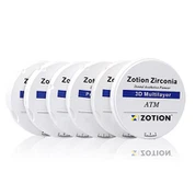 Zirconia Block 3D Multilayer Preshaded zirconia disc för främre tänder